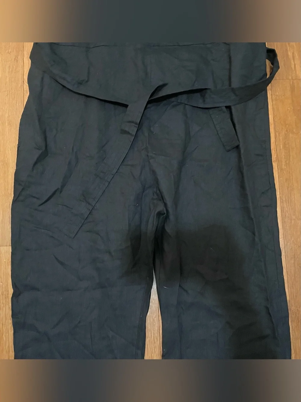 Quince overalls black